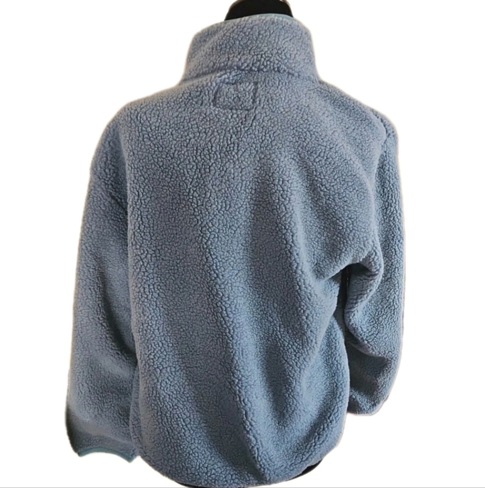 Rails Womens Lorena Steel Blue Sherpa Cozy Winter Outerwear Jacket S - Picture 8 of 16